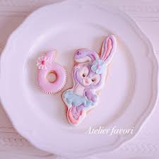 art アイシング キャラクタークッキー gifts love パステル pink disney royalicing icingcookies ステラルー アイシングクッキー プレゼント 誕生日 誕生日クッキー birthd 誕生日 クッキー キャラクター クッキー アイシングクッキー
