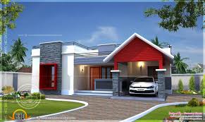 Modern Home Designs Single Floor Plan Square Feet House Plans 77169