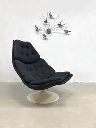 Dutch Model F511 Swivel Chair By Geoffrey Harcourt For Artifort 1960s 4 Chair Swivel Chair Mushroom Chair