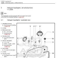 Audi A4 B7 2004 2008 Repair Manual Factory Manual