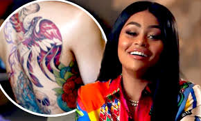 Blac chyna has been accepted into harvard business school's online business analytics course. Blac Chyna Reveals Sexy New Tattoo Of A Huge Phoenix On Her Back Daily Mail Online
