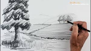 Start Drawing Part 5 Create Distance In A Landscape Youtube How to teach landscape drawing in your art lesson with amazing results. start drawing part 5 create distance in a landscape