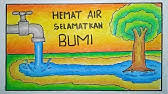 Peserta didik menyiapkan alat dan bahan serta barang bekas yang dibawa dari rumah untuk membuat poster. Cara Menggambar Poster Hemat Energi Eps 170 Youtube