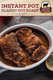 This Instant Pot Classic Pot Roast Isn T Just Delicious It S So Easy To Make Certified Beef Recipes For Dinner Boneless Chuck Roast Recipes Pot Roast Recipes