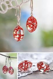 Red Drop Earrings Real Reindeer Moss Terrarium Earrings Red Etsy Keep Jewelry Plant Jewelry Drop Earrings