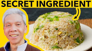 EASY & NOSTALGIC Salted Fish Meat Patty over Rice in rice cooker