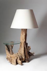 Schlafzimmer Im Landhausstil Holz Wald Natur Lampe Nachttisch Tisch Bel Lamp Lampe Landhausstil Nachttis Rustikale Mobel Treibholz Mobel Lampe