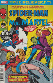 Her love of comics and superheroes have compelled her since she first discovered them as a teenager. True Believers Captain Marvel Spider Man And Ms Marvel 2019 Comic Books
