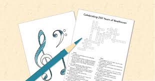 Check spelling or type a new query. Free Music Crossword Puzzle Celebrating 250 Years Of Beethoven