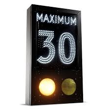 Panneau de type interdiction signalant l'interdiction de. Panneau De Limite De Vitesse Variable Orange Traffic Inc