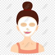 Memakai vektor unduh gratis respirator clip art vektor pakaian. Girl Making Facial Mask Png Images Picture Free Download Lovepik