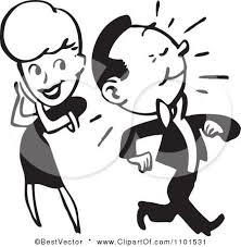 Black And White Woman Clipart 1101531 Clipart Retro Black And White Woman Watching A Handsome Man Walk By Royalty Free Vector Illustrat Free Vector Illustration Clip Art White Watches Women