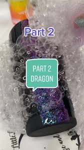 Part 2 Dragon Skin #littleleeandrose #glittertumbler #epoxycrafts