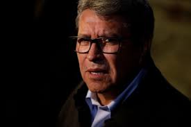 Ricardo Monreal Member Morena Party During 에디토리얼 스톡 사진