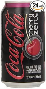 Coca Cola Cherry Coke Zero 12 Ounce Pack Of 24 Amazon Com Grocery Gourmet Food