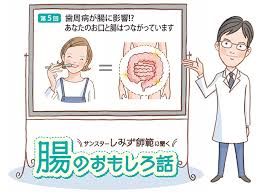 歯周病が腸に影響 口腔環境と腸内環境の関係 腸のおもしろ話 第5回 サンスター健康道場