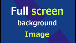 Full Screen Background Image In Html And Css Web Zone Youtube We will talk about the use of.