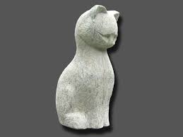 Skulptur Katze Sandstein Skulpturen Steinskulptur Steinbildhauer