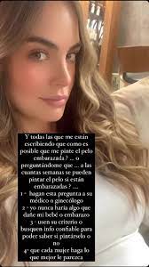 Ximena Navarrete Respondio A Criticas Tras Pintarse El Cabello Embarazada Nunca Haria Algo Que Dane A Mi Bebe Infobae