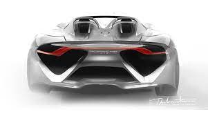 Porsche 818 Le Mans Concept On Behance Concept Car Design Car Design Car
