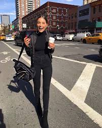 New york street style gives the best inspiration for cutting edge, cool urban outfits. Tanzeela12 Fashion All Black Outfit Black Outfit