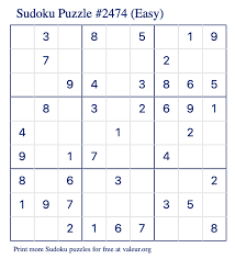 Learn more about sudoku puzzles and how to solve them at sudoku.com. Free Printable Easy Sudoku With The Answer 2474