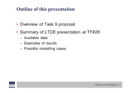 In accomplishing this each individual. Proposal For Task 9 Modelling Of Ltde And Repro Ppt Video Online Download