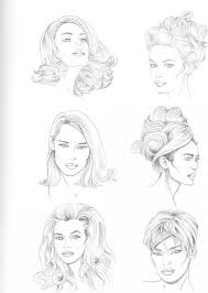 Drawing Hairstyles Hair Sketch How To Draw Hair Fashion Drawing