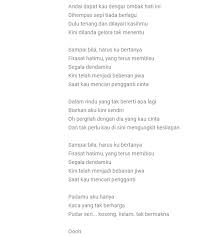 The lyrics for sampai bila by misha omar have been translated into 3 languages. Lirik Lagu Sampai Bila Harus Ku Bertanya Firasat Hatimu