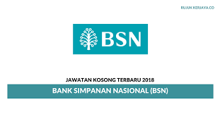 Sumber iklan rasmi jawatan kosong dan permohonan secara online sila layari laman web peluang swasta bank simpanan nasional (bsn) disini. Permohonan Jawatan Kosong Bank Simpanan Nasional Bsn Di Buka