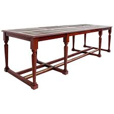 Very Large Mahogany Library Table 19th Century France Library Table Table Table Furniture