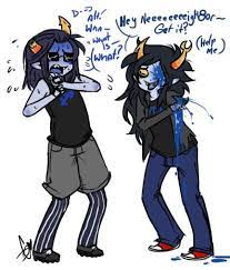 Vriska Serket X Equius Zahhak Homestucktrolls Homestucktrollships Homestuck Ships Homestuck Vriska Homestuck Characters Homestuck