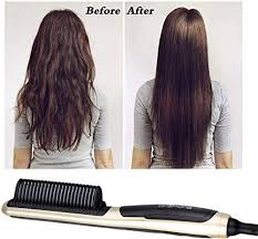This charcoal shampoo cleanses and purifies with a 90% naturally derived formula. New Hair Straightening Brush Jisell Professional Ceramic 2 In 1 Ionic Straightener Comb Anti Scald Feat Beard Straightening Hair Straightner Hair Straightener