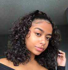 283 99 Debby Nasse Und Gewellte Perucke Bob Echthaar Curly Hair Styles Curly Hair Styles Naturally Aesthetic Hair