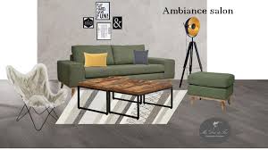 Planche D Ambiance Salon Style Industriel Kaki Decoration Maison Deco Maison Decoration Interieure