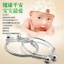 Baby Bracelet 925 Jewelry silver Bell Bracelet & Bangle Femme Custom  Jewelry Charm Bracelet For Child BFF