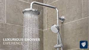 Grohe Vitalio 5 Spray 7 In Dual Shower Head And Handheld Shower Head In Chrome 26520000 The Home Depot In 2021 Shower Heads Handheld Shower Head Dual Shower Heads