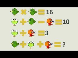 Check spelling or type a new query. Math Equation Puzzle Solve The Birds Picture Equations Apho2018