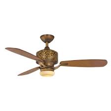 Hampton Bay Cailin 48 In Gilded Bronze Ceiling Fan Manual Bronze Ceiling Fan Ceiling Fan