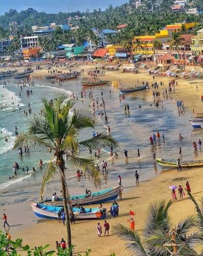 Kovalam lighthouse beach