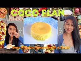 Coco Flan Recipe How To Make An Easy Filipino Dessert With A Twist Vlog 01 Youtube Desserts Filipino Desserts Flan Recipe