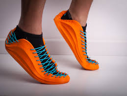 3ders Org 3d Print A Pair Of Futuristic Flexible Sneakers At Home With Filaflex 3d Printer News 3d Printi 3d Printed Shoes Shoe Print 3d Printing Fashion