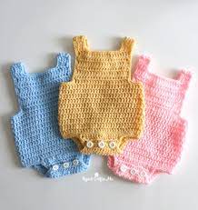 Crochet Baby Romper Repeat Crafter Me