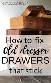 Aug 06, 2020 · a jammed finger is a type of joint sprain that's sustained from significant impact to the end of a finger. How To Fix Old Dresser Drawers That Stick