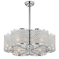 Maybe you would like to learn more about one of these? Warehouse Of Tiffany Wellane 30 In Indoor Fandelier Chrome Remote Controlled Ceiling Fan With Light Kit Cfl 8421ch The Home Depot