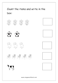 Free Printable Number Counting Worksheets Count And Match Count And Write Count And Color The Objec Math Worksheets Printable Numbers Counting Worksheets