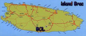 In kroatien gibt es über 1244 inseln die sich wie perlen entlang der küste ziehen. Lage Zlatni Bol Karte Bol Karte Insel Brac Karte Kroatien