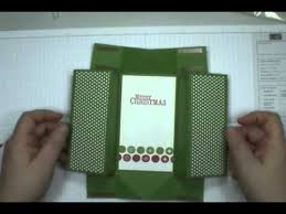 Tidings of christmas designer series paper on these cards. Easy Stampin Up Box Card Youtube