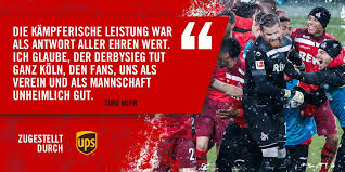 Vor etwas mehr als einem jahr feierte die mannschaft von. 1 Fc Koln On Twitter Wir Haben Keine Zeit Uns Auszuruhen Unsere Situation War Und Ist Nach Wie Vor Extrem Brenzlig Genauso Mussen Wir In Den Nachsten Wochen Weitermachen Dann Bin