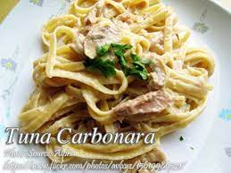 Tuna And Pasta Recipe Filipino Style Carbonara Recipe Tuna Carbonara Recipe Easy Carbonara Recipe